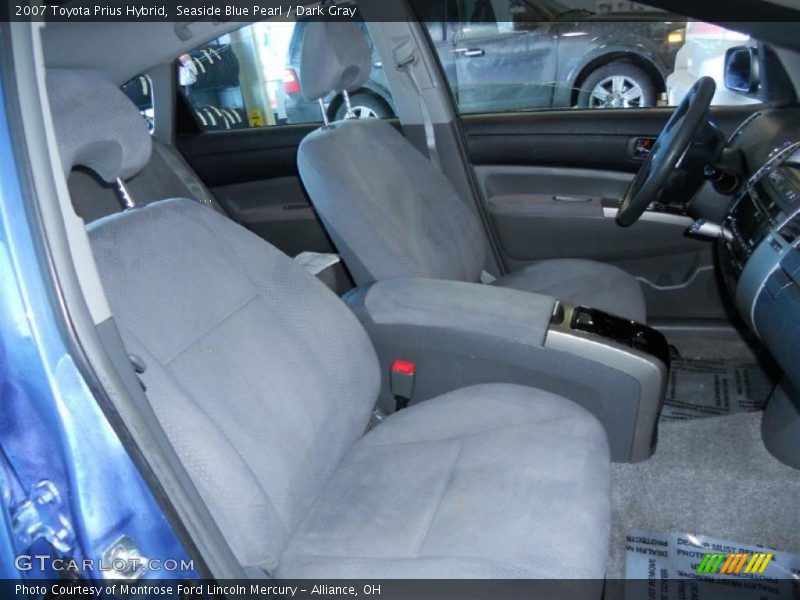 Seaside Blue Pearl / Dark Gray 2007 Toyota Prius Hybrid