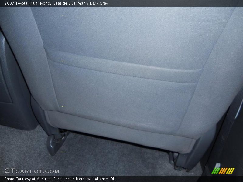 Seaside Blue Pearl / Dark Gray 2007 Toyota Prius Hybrid