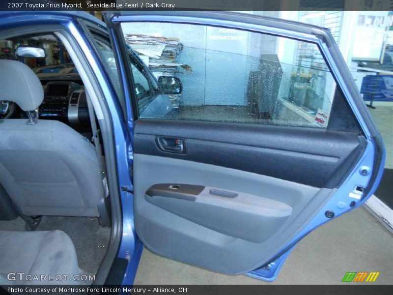 Seaside Blue Pearl / Dark Gray 2007 Toyota Prius Hybrid