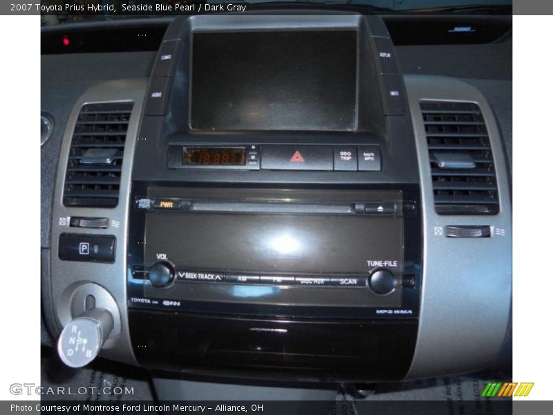 Seaside Blue Pearl / Dark Gray 2007 Toyota Prius Hybrid