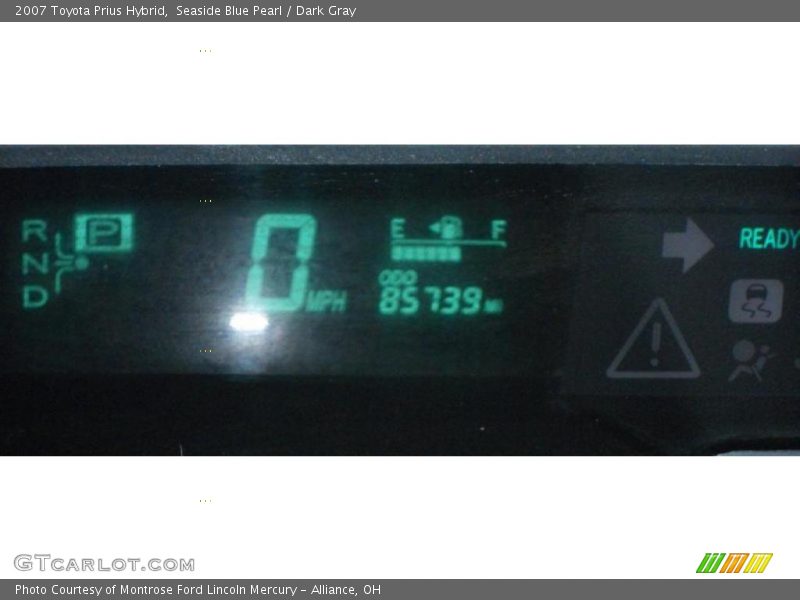 Seaside Blue Pearl / Dark Gray 2007 Toyota Prius Hybrid
