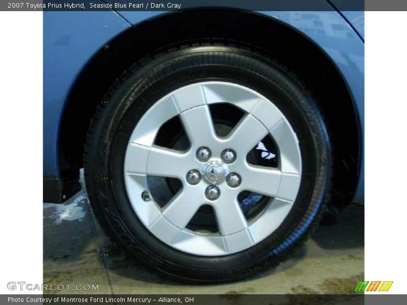 Seaside Blue Pearl / Dark Gray 2007 Toyota Prius Hybrid