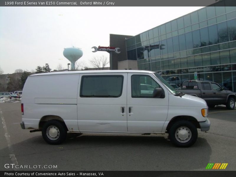 Oxford White / Grey 1998 Ford E Series Van E150 Commercial