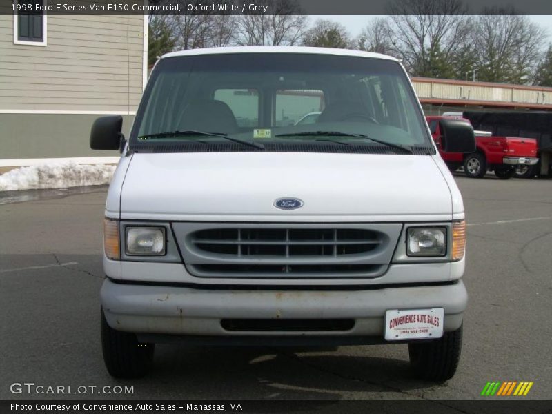 Oxford White / Grey 1998 Ford E Series Van E150 Commercial