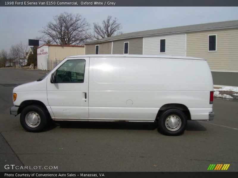 Oxford White / Grey 1998 Ford E Series Van E150 Commercial