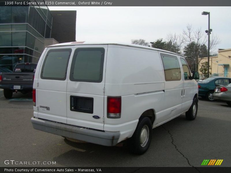 Oxford White / Grey 1998 Ford E Series Van E150 Commercial