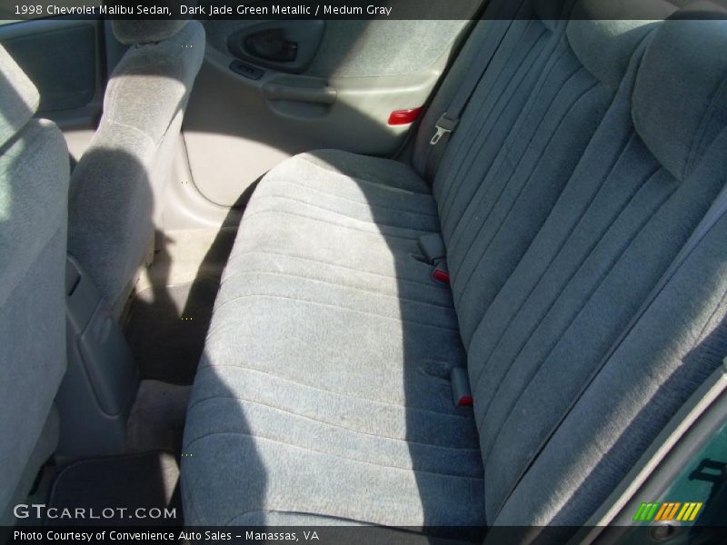 Dark Jade Green Metallic / Medum Gray 1998 Chevrolet Malibu Sedan