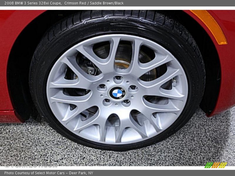 Crimson Red / Saddle Brown/Black 2008 BMW 3 Series 328xi Coupe