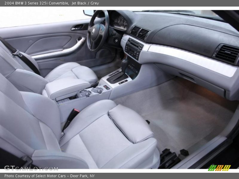 Jet Black / Grey 2004 BMW 3 Series 325i Convertible