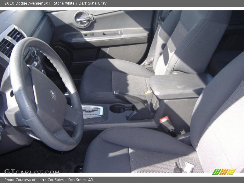 Stone White / Dark Slate Gray 2010 Dodge Avenger SXT