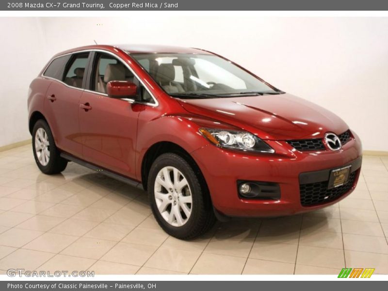 Copper Red Mica / Sand 2008 Mazda CX-7 Grand Touring