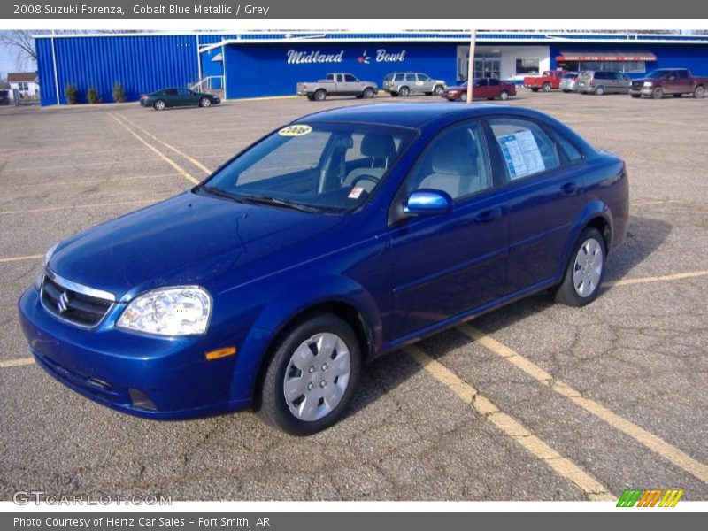 Cobalt Blue Metallic / Grey 2008 Suzuki Forenza