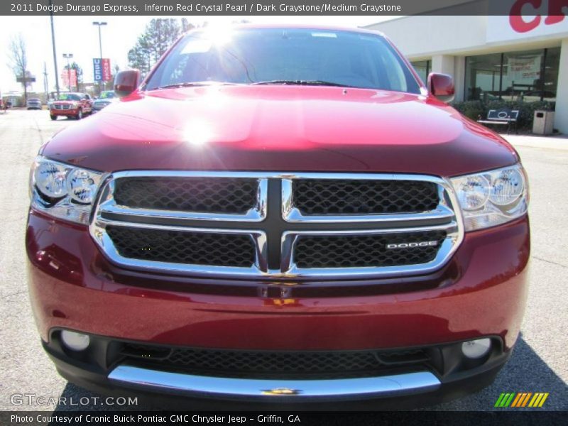 Inferno Red Crystal Pearl / Dark Graystone/Medium Graystone 2011 Dodge Durango Express