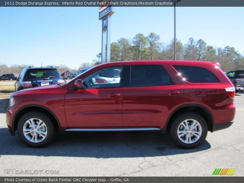Inferno Red Crystal Pearl / Dark Graystone/Medium Graystone 2011 Dodge Durango Express