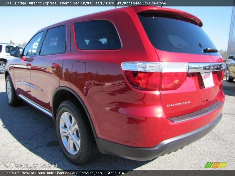 Inferno Red Crystal Pearl / Dark Graystone/Medium Graystone 2011 Dodge Durango Express