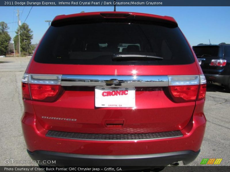 Inferno Red Crystal Pearl / Dark Graystone/Medium Graystone 2011 Dodge Durango Express