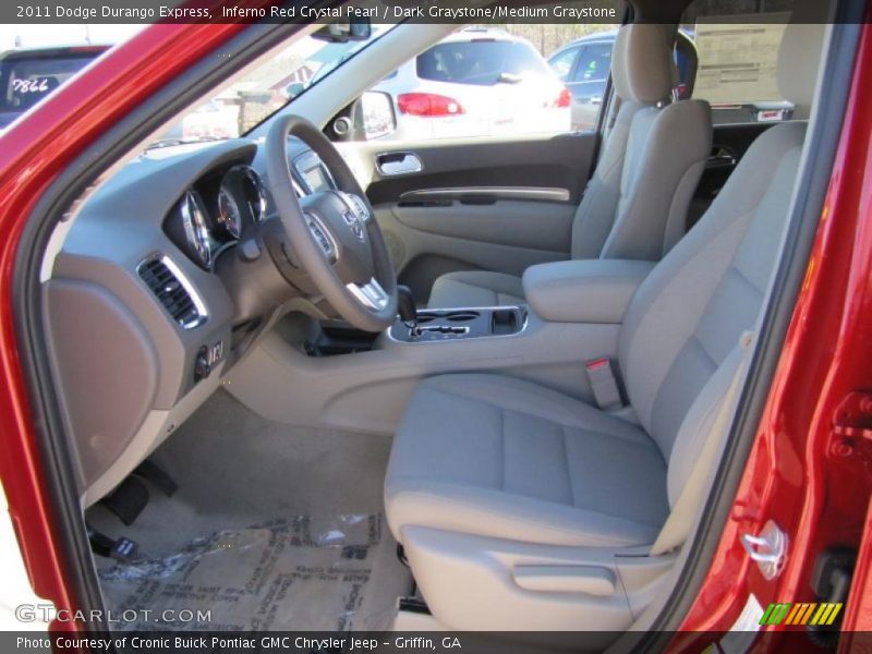  2011 Durango Express Dark Graystone/Medium Graystone Interior