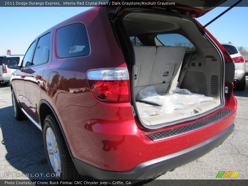 Inferno Red Crystal Pearl / Dark Graystone/Medium Graystone 2011 Dodge Durango Express