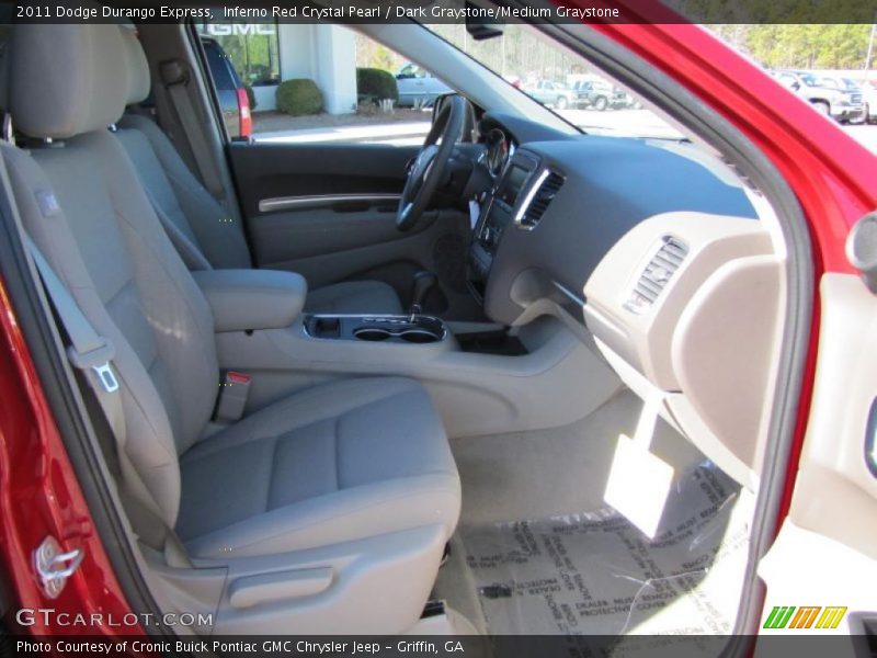 Inferno Red Crystal Pearl / Dark Graystone/Medium Graystone 2011 Dodge Durango Express