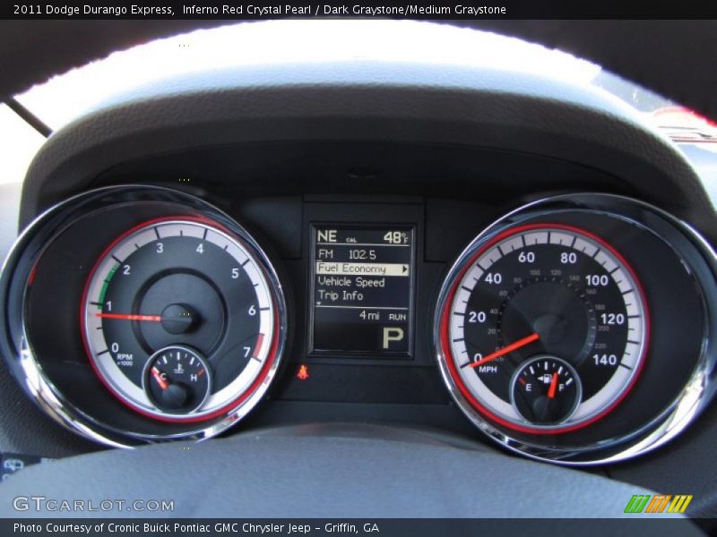  2011 Durango Express Express Gauges
