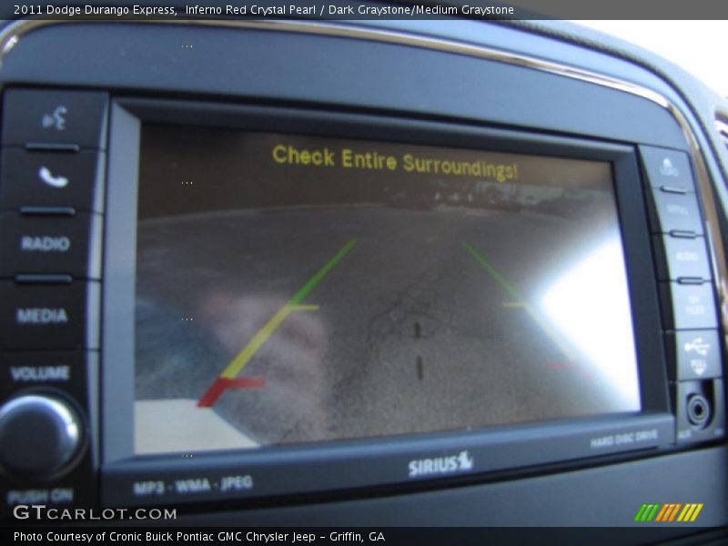 Inferno Red Crystal Pearl / Dark Graystone/Medium Graystone 2011 Dodge Durango Express