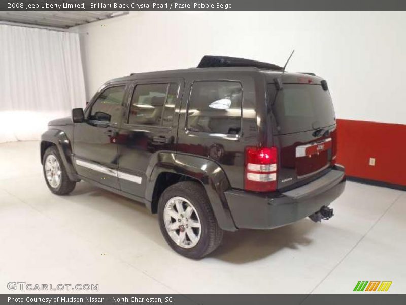 Brilliant Black Crystal Pearl / Pastel Pebble Beige 2008 Jeep Liberty Limited