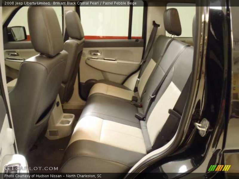 Brilliant Black Crystal Pearl / Pastel Pebble Beige 2008 Jeep Liberty Limited