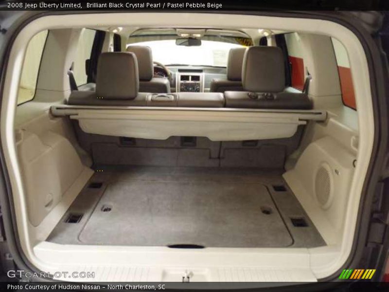 Brilliant Black Crystal Pearl / Pastel Pebble Beige 2008 Jeep Liberty Limited