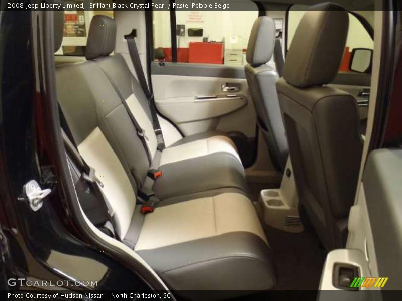 Brilliant Black Crystal Pearl / Pastel Pebble Beige 2008 Jeep Liberty Limited