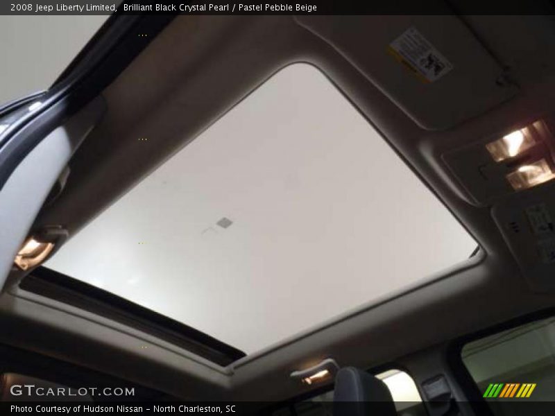 Brilliant Black Crystal Pearl / Pastel Pebble Beige 2008 Jeep Liberty Limited