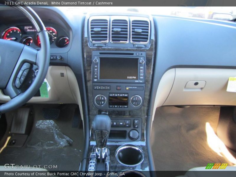 Dashboard of 2011 Acadia Denali