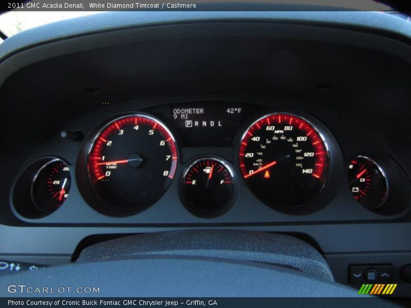  2011 Acadia Denali Denali Gauges
