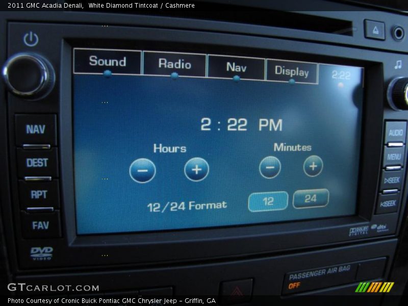 White Diamond Tintcoat / Cashmere 2011 GMC Acadia Denali