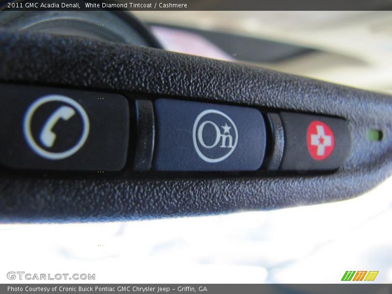 White Diamond Tintcoat / Cashmere 2011 GMC Acadia Denali