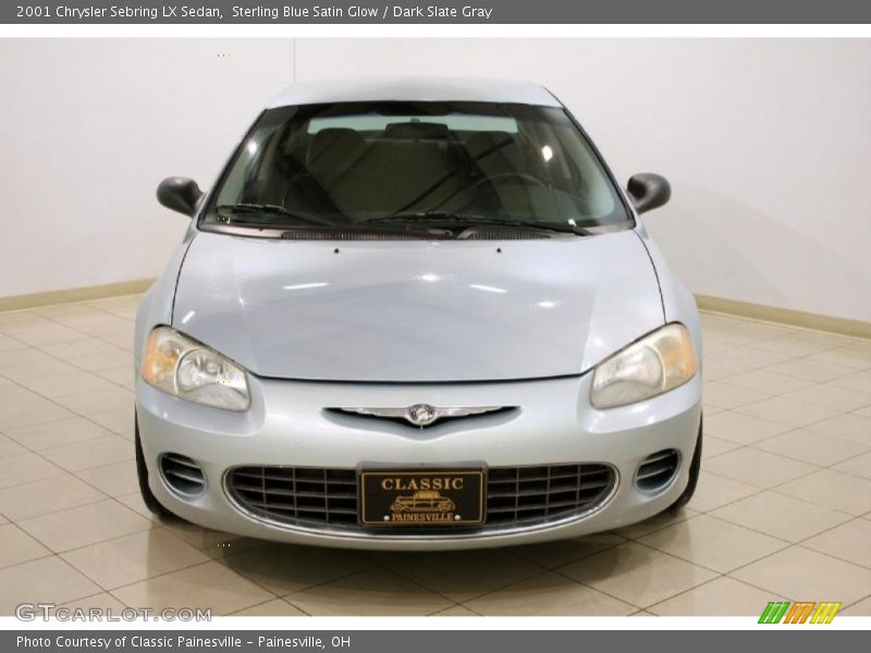 Sterling Blue Satin Glow / Dark Slate Gray 2001 Chrysler Sebring LX Sedan