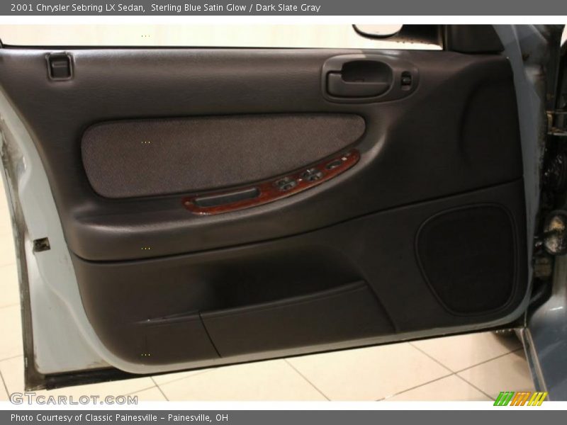 Sterling Blue Satin Glow / Dark Slate Gray 2001 Chrysler Sebring LX Sedan