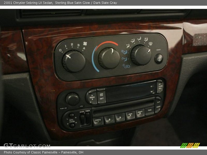 Sterling Blue Satin Glow / Dark Slate Gray 2001 Chrysler Sebring LX Sedan