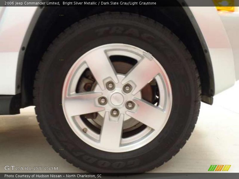 Bright Silver Metallic / Dark Slate Gray/Light Graystone 2006 Jeep Commander Limited