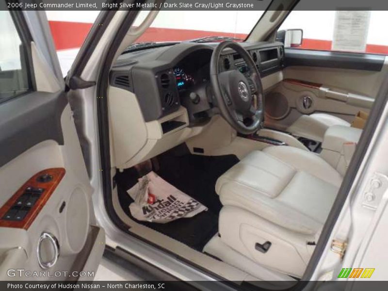 Bright Silver Metallic / Dark Slate Gray/Light Graystone 2006 Jeep Commander Limited