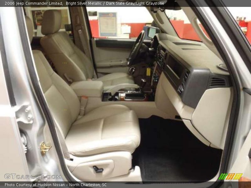 Bright Silver Metallic / Dark Slate Gray/Light Graystone 2006 Jeep Commander Limited