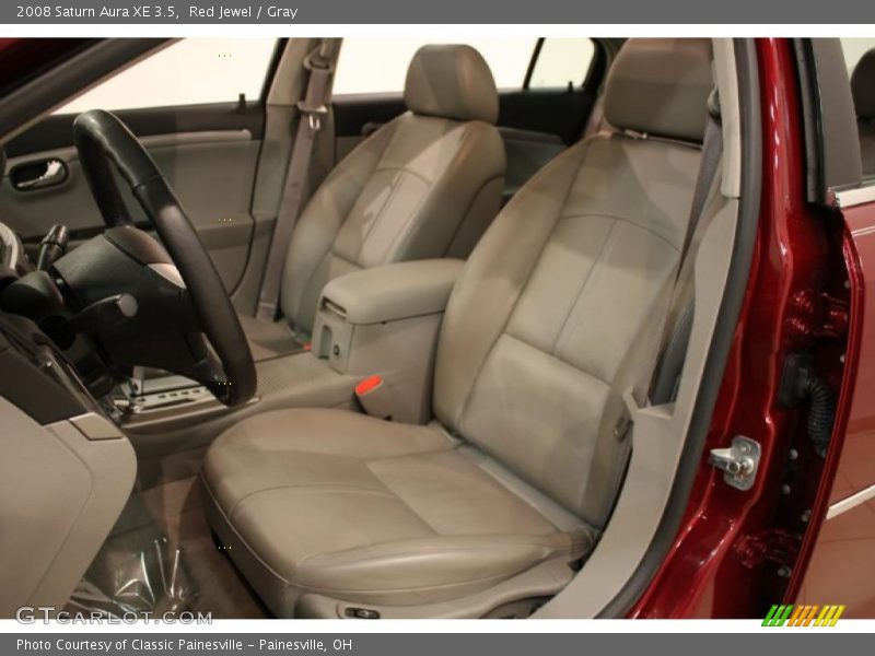 Red Jewel / Gray 2008 Saturn Aura XE 3.5