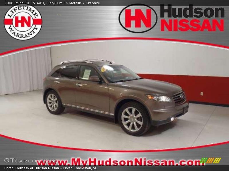 Beryllium 16 Metallic / Graphite 2008 Infiniti FX 35 AWD