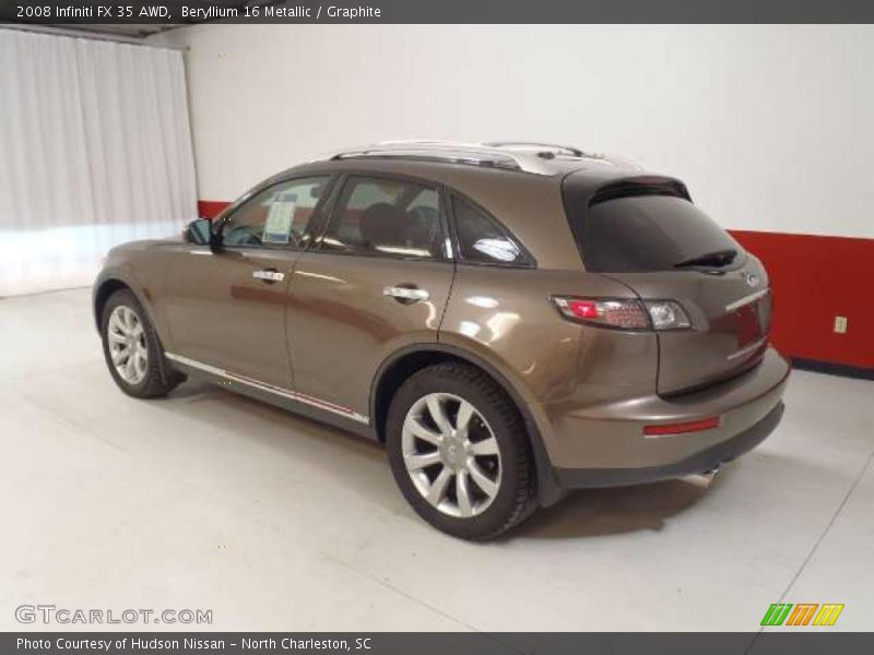 Beryllium 16 Metallic / Graphite 2008 Infiniti FX 35 AWD