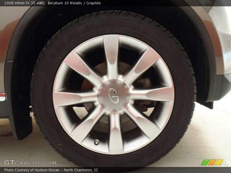Beryllium 16 Metallic / Graphite 2008 Infiniti FX 35 AWD