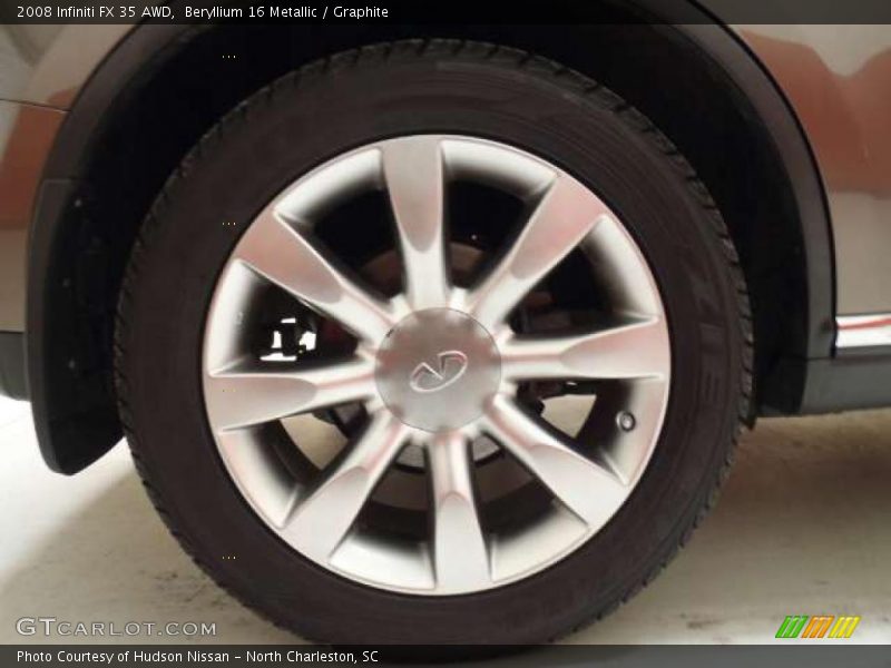 Beryllium 16 Metallic / Graphite 2008 Infiniti FX 35 AWD