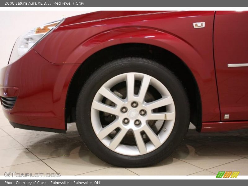 Red Jewel / Gray 2008 Saturn Aura XE 3.5