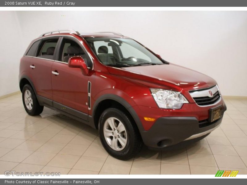 Ruby Red / Gray 2008 Saturn VUE XE