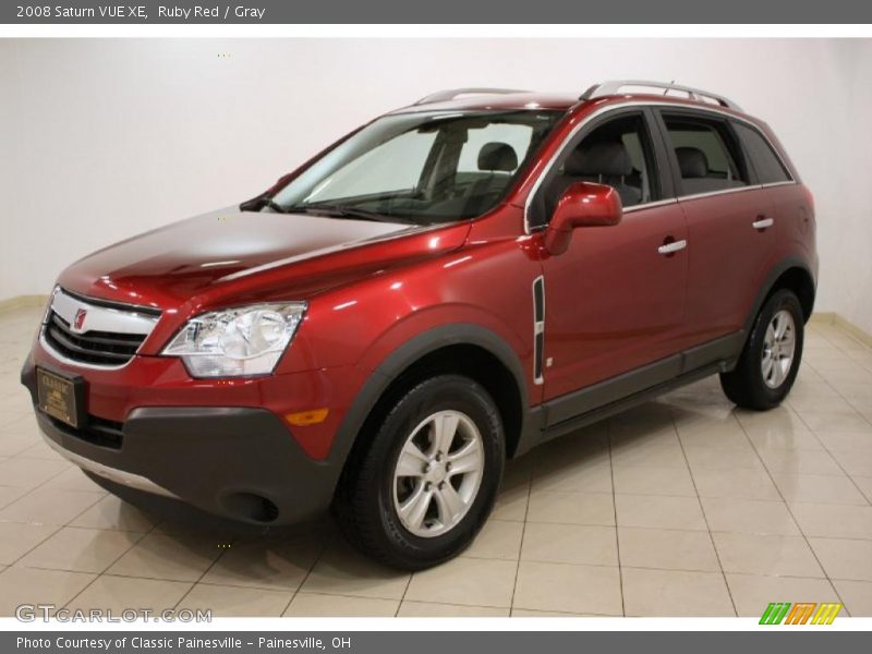 Ruby Red / Gray 2008 Saturn VUE XE