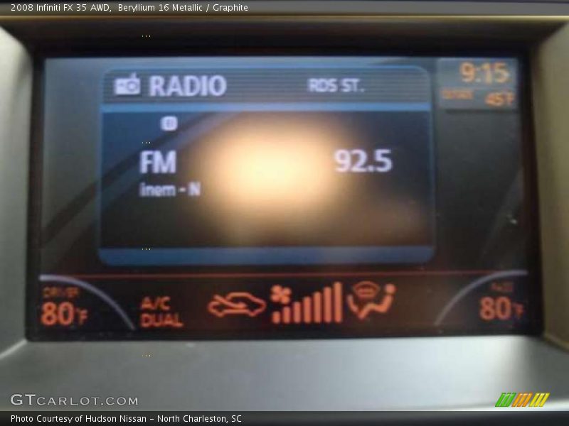 Beryllium 16 Metallic / Graphite 2008 Infiniti FX 35 AWD