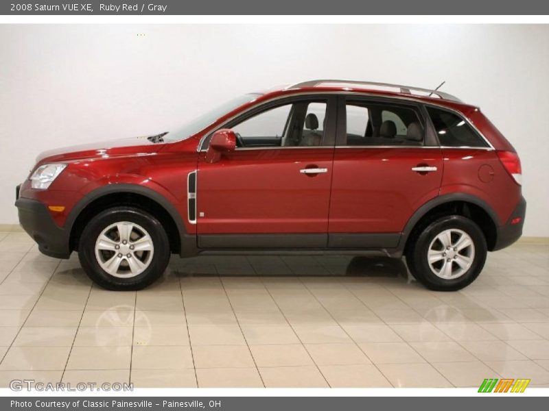 Ruby Red / Gray 2008 Saturn VUE XE